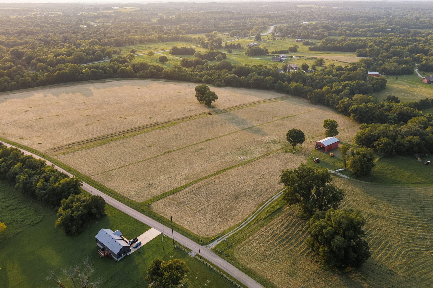 Wallace Thompson Road — open acreage