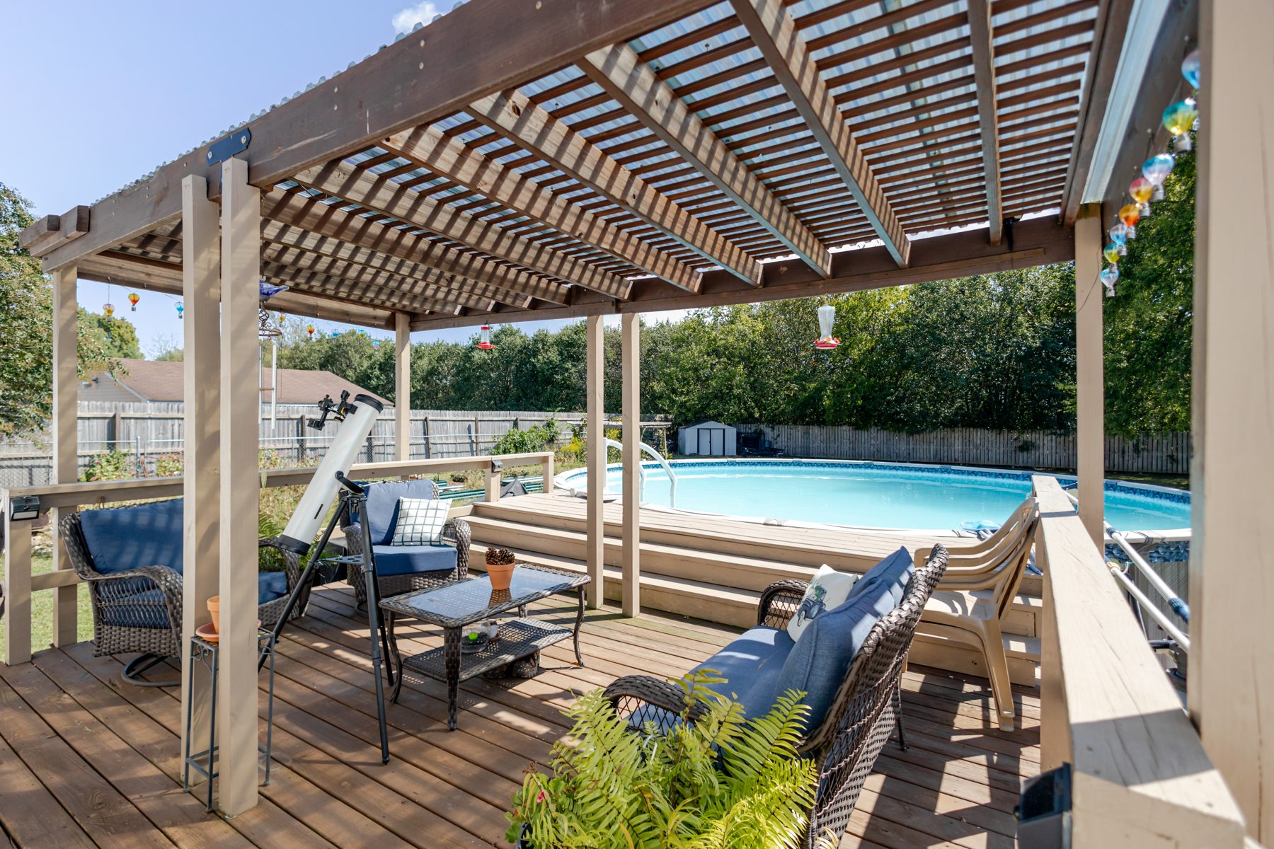 110 Rabbit Run — the pergola