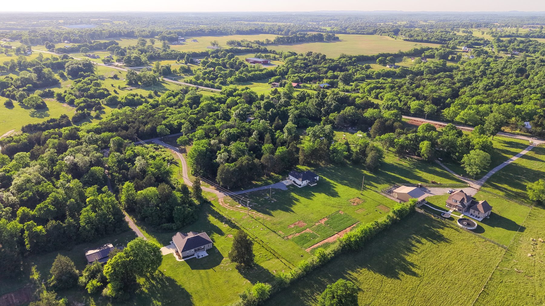 119 Greer Road — the wooded setting