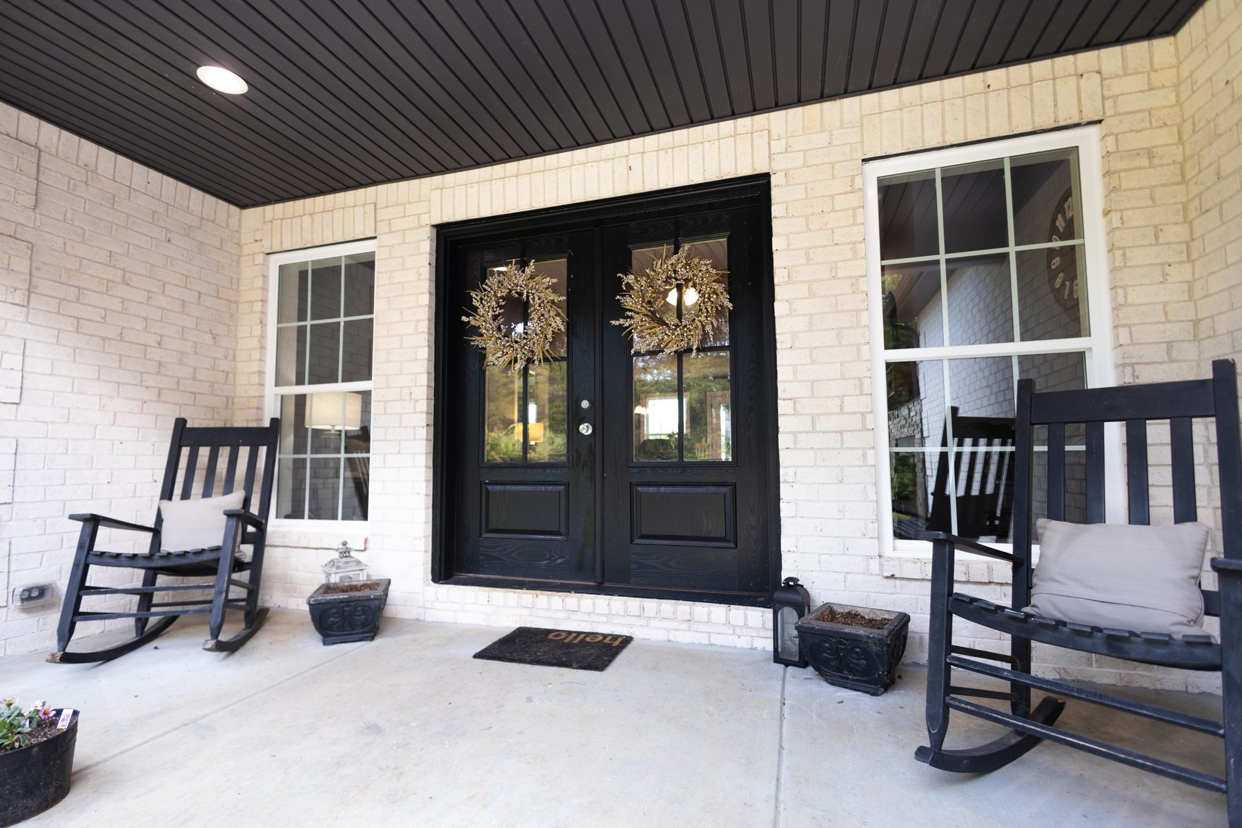 119 Greer Road — the porch entrance