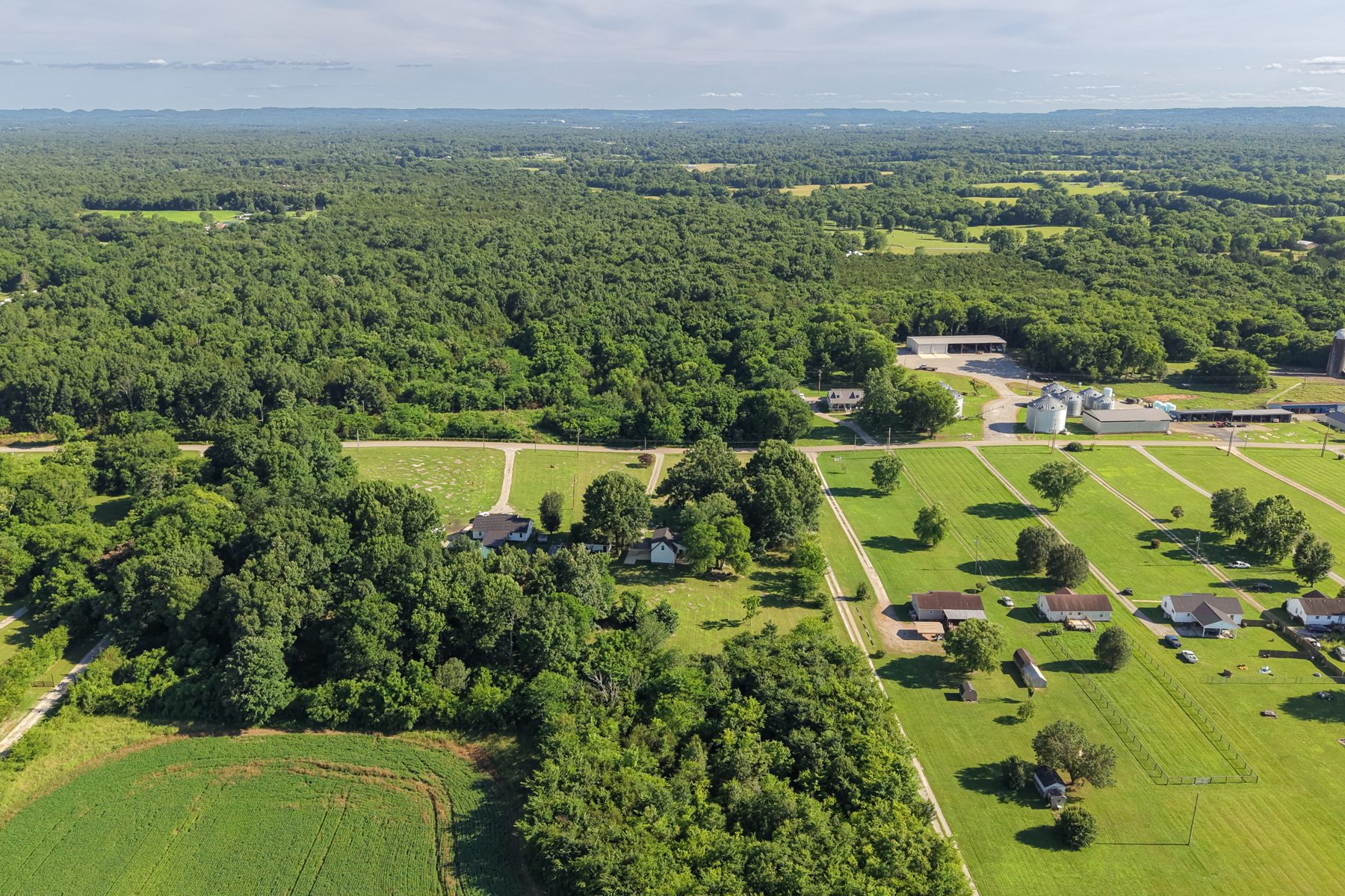 1510 Wade Brown Road — from above
