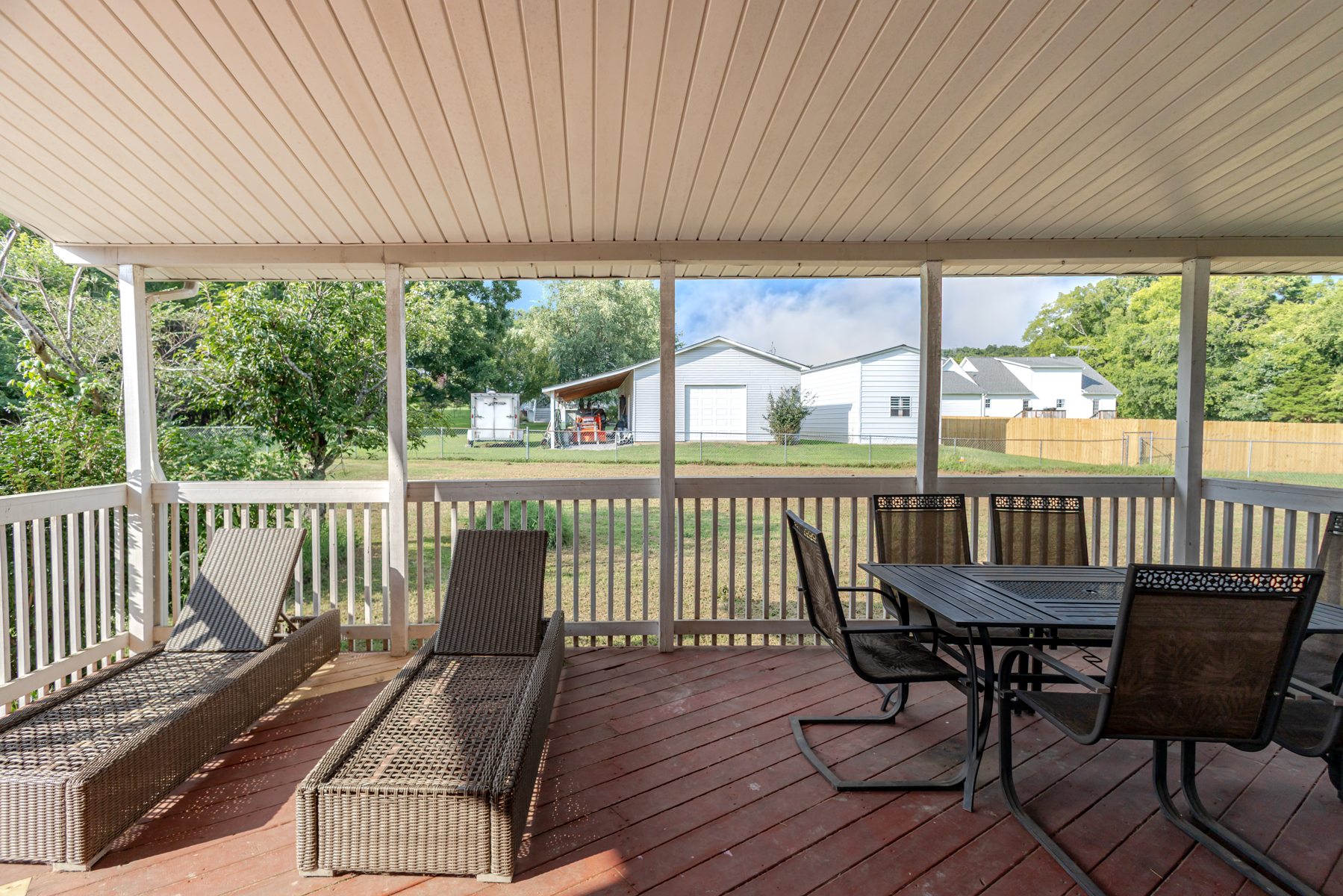 217 Amanda Drive — the screened porch