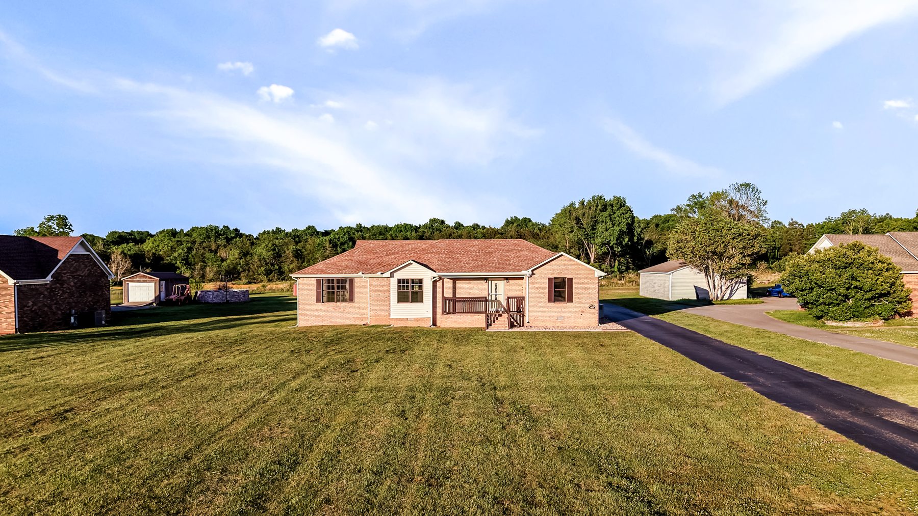 2932 Midland Road — the home from above