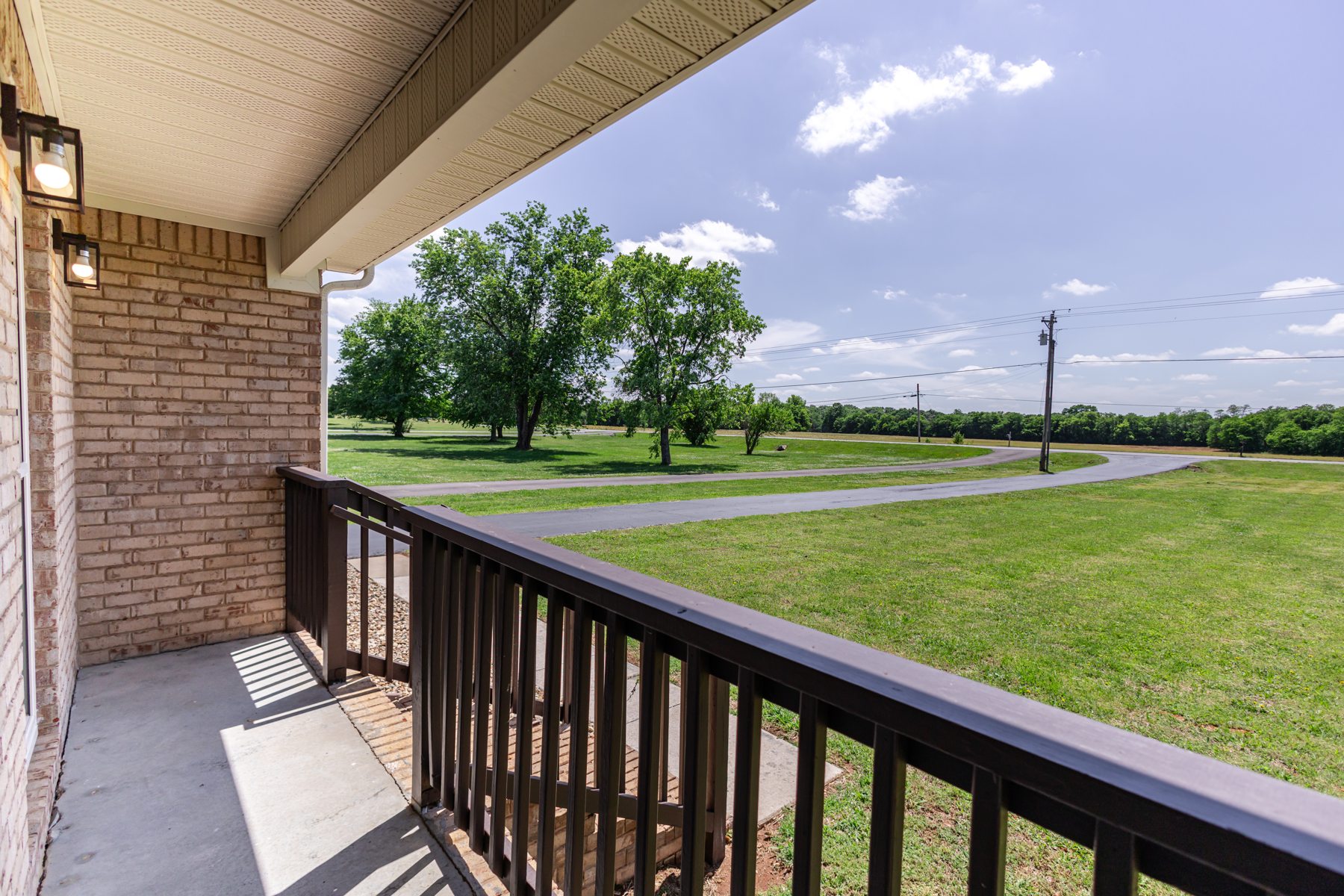 2932 Midland Road — the front porch