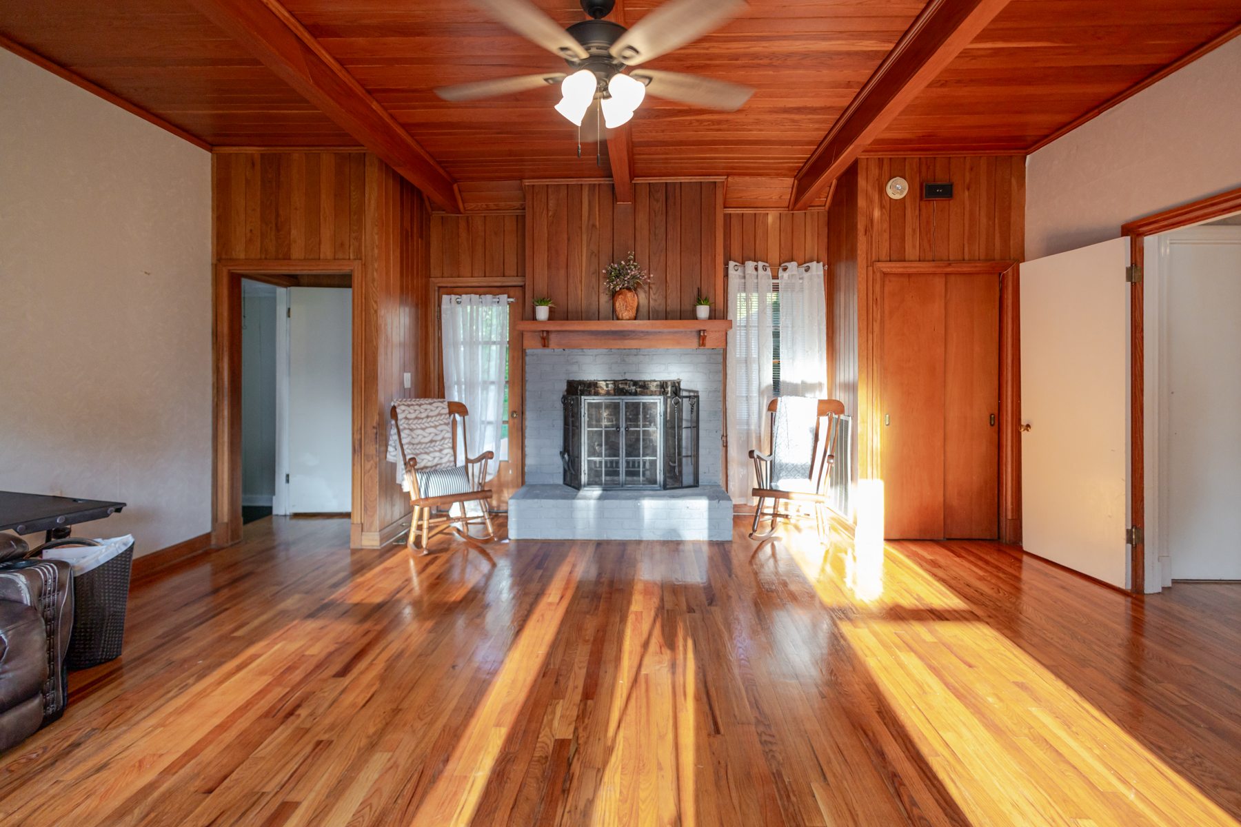 313 Hickory Drive — warm wood and natural light