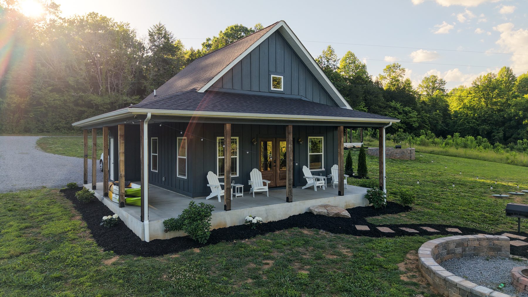 571 Bedford Lake Road — a cabin in the light