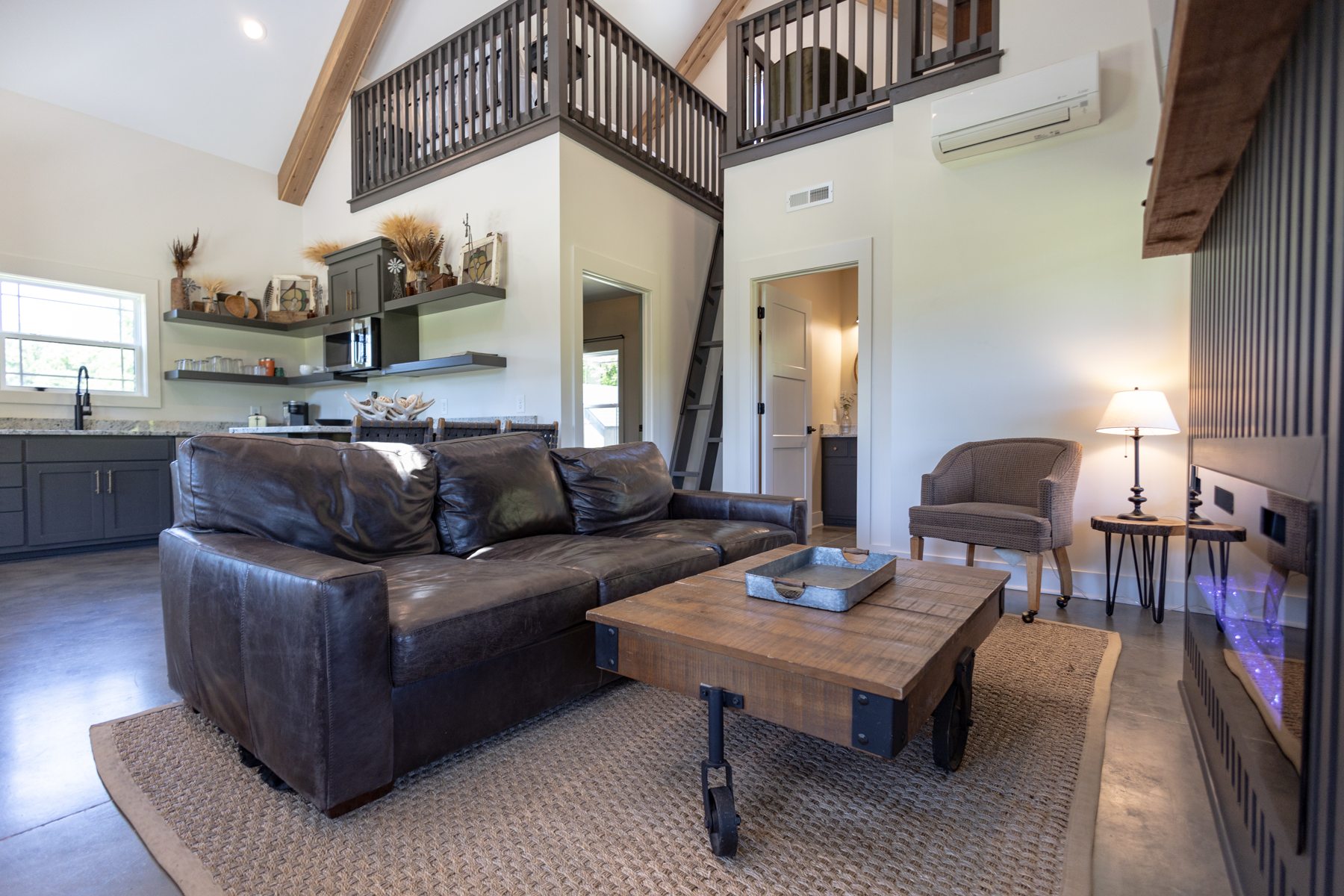 571 Bedford Lake Road — inside the second cabin